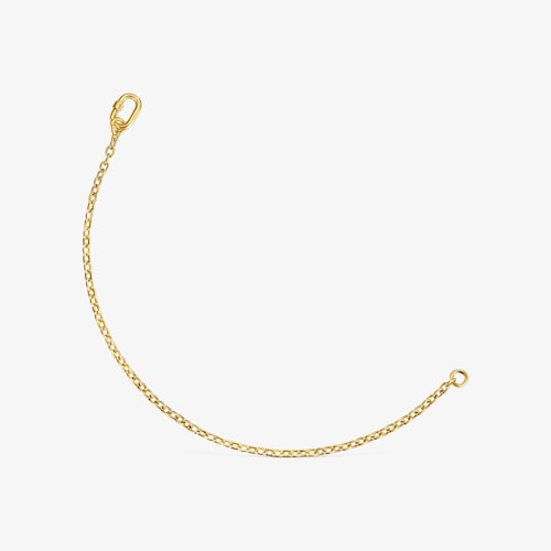 Pulsera cadena gruesa de oro Hold Oval