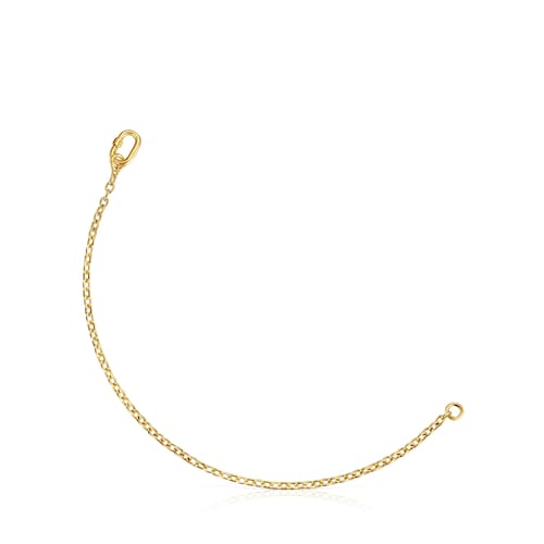 Pulsera cadena gruesa de oro Hold Oval
