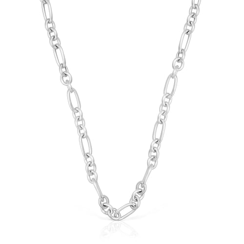 Short silver Ring necklace Sweet Dolls