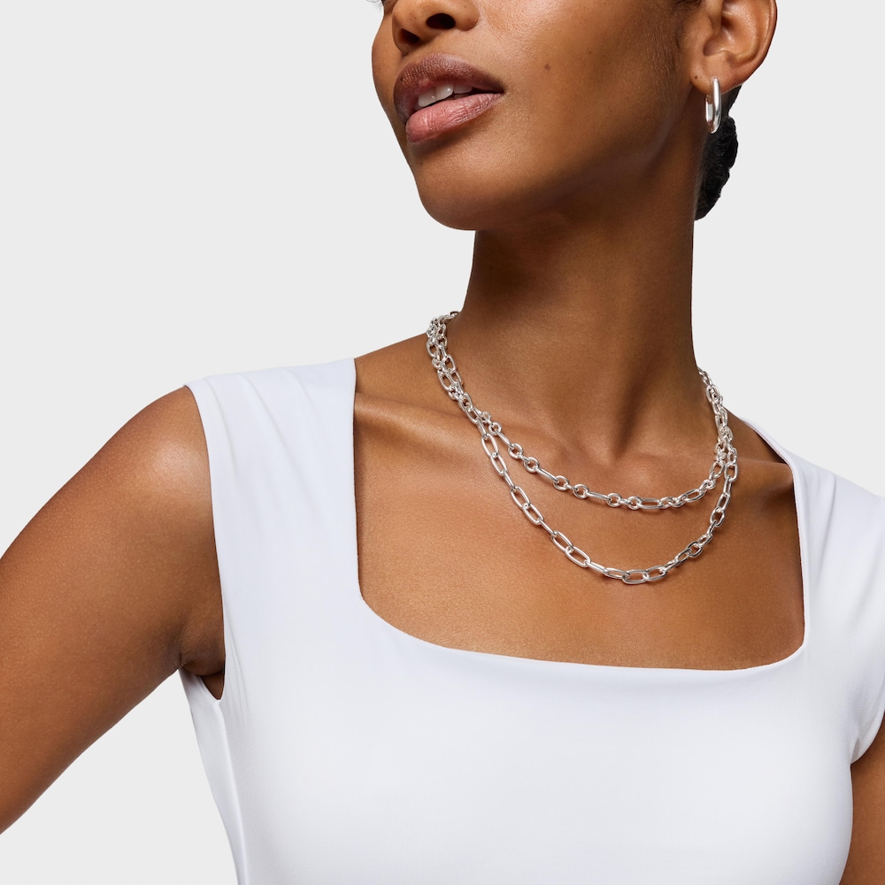 Collar corto anillas de plata Sweet Dolls