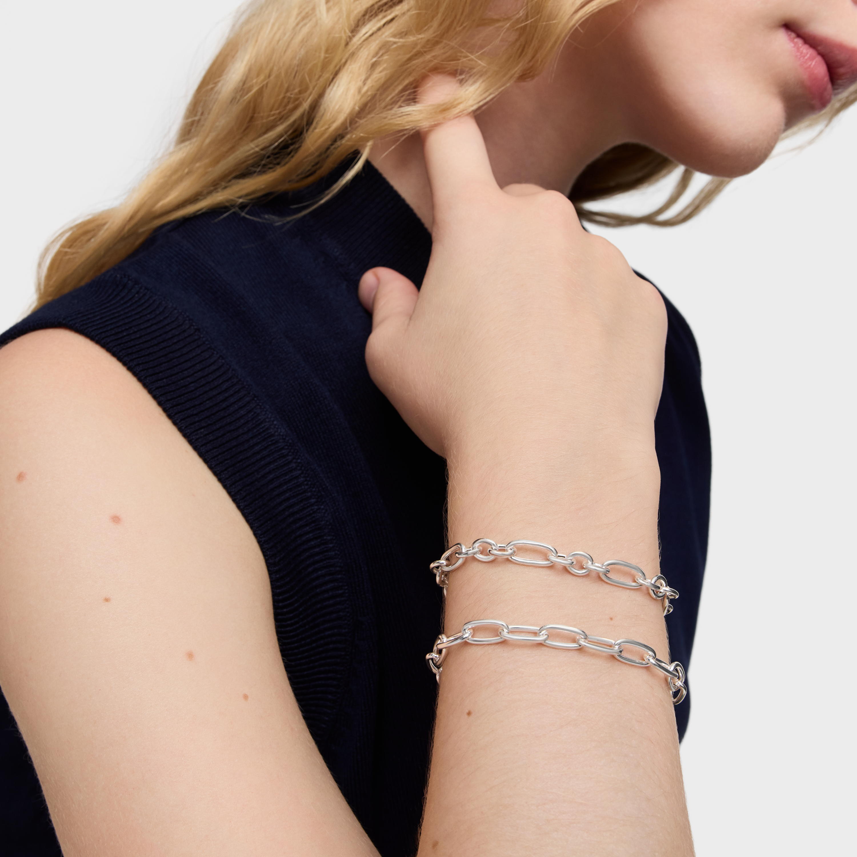 Silver Chain bracelet Sweet Dolls