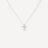 White gold cross Necklace with diamonds TOUS ATELIER