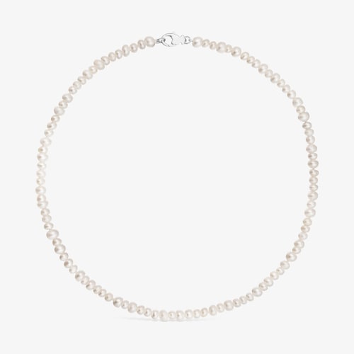 Colar em prata e p&eacute;rolas cultivadas Sweet Dolls