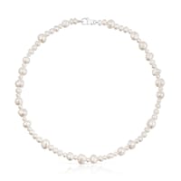 Collar de plata y perlas cultivadas grandes Sweet Dolls