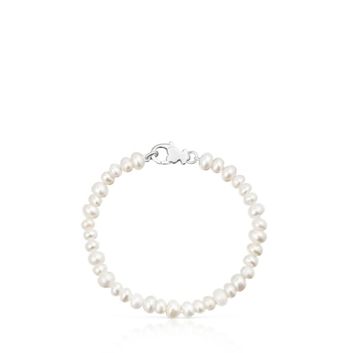 Silver Bracelet with cultured pearls Sweet Dolls