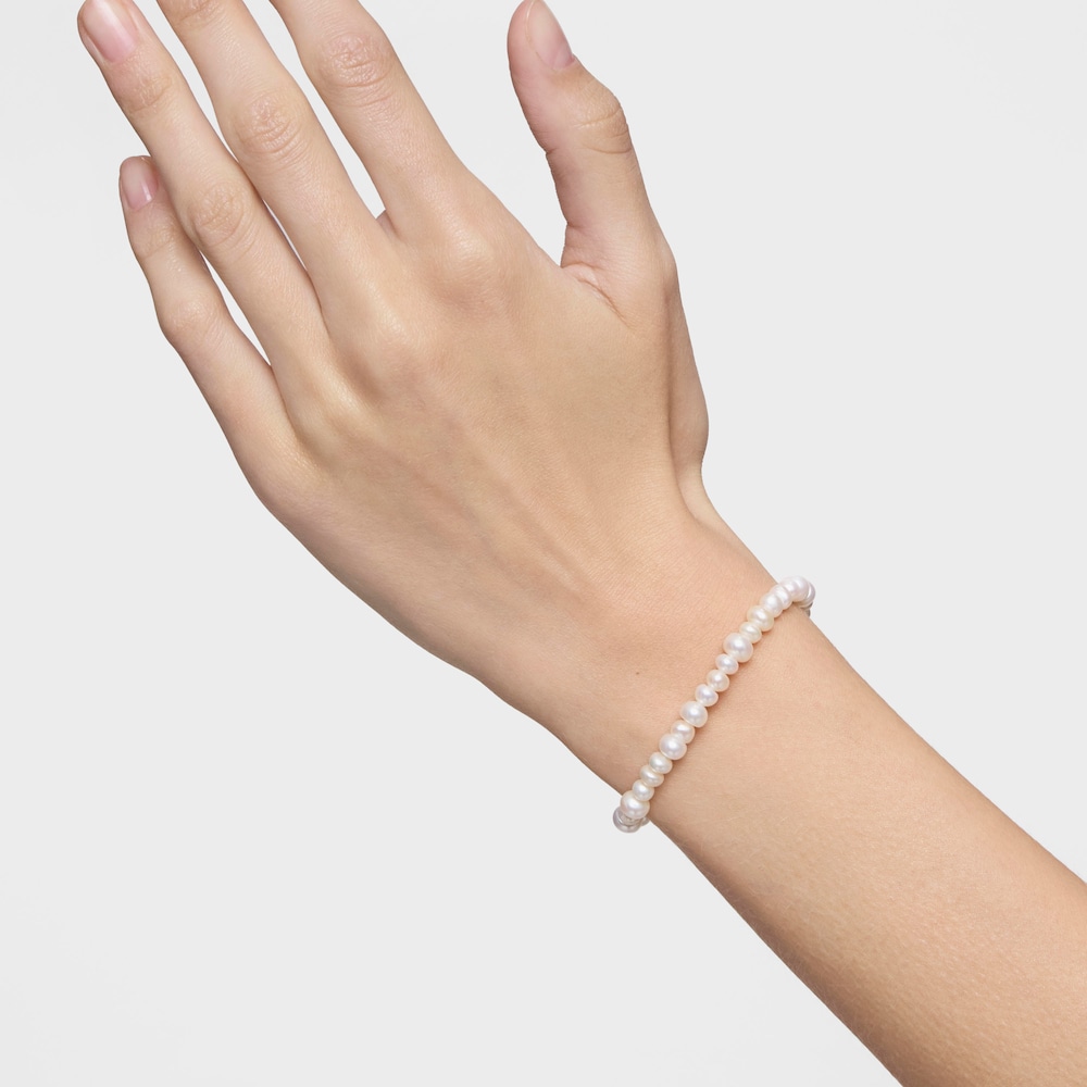 Bracciale a catena in argento con perle coltivate Sweet Dolls