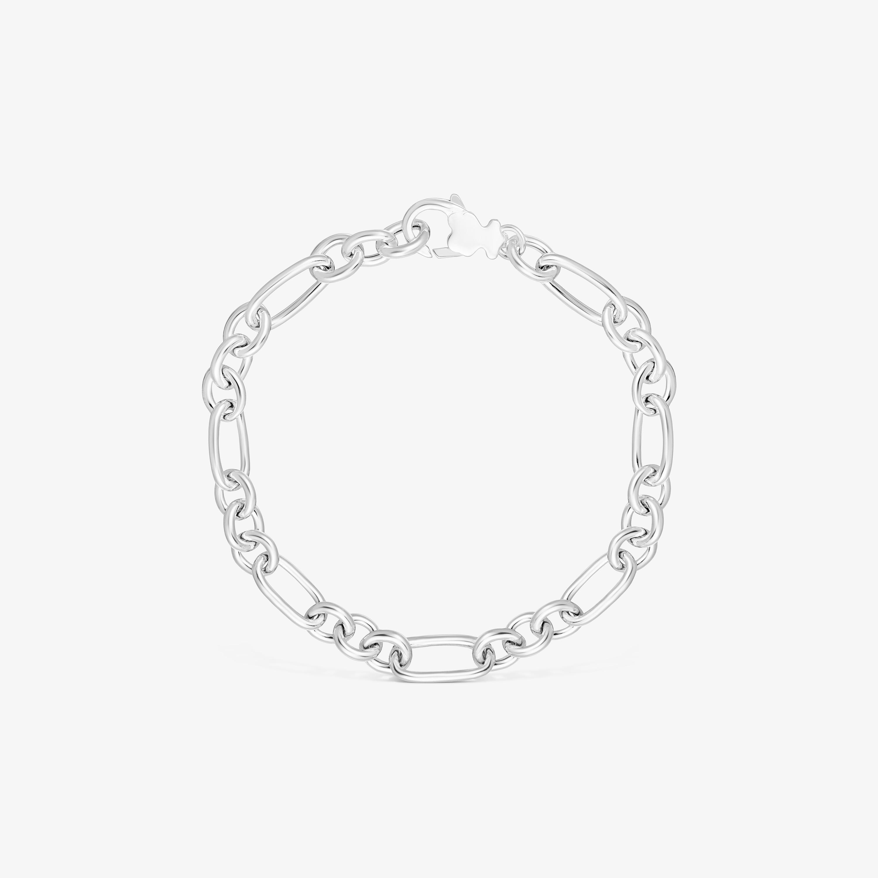Silver Ring chain bracelet Sweet Dolls