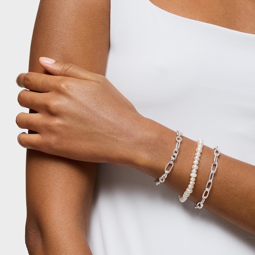 Pulsera cadena anillas de plata Sweet Dolls