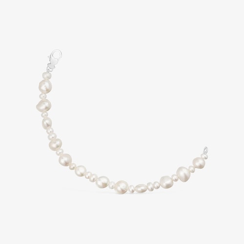 Bracelet argent et grandes perles de culture Sweet Dolls