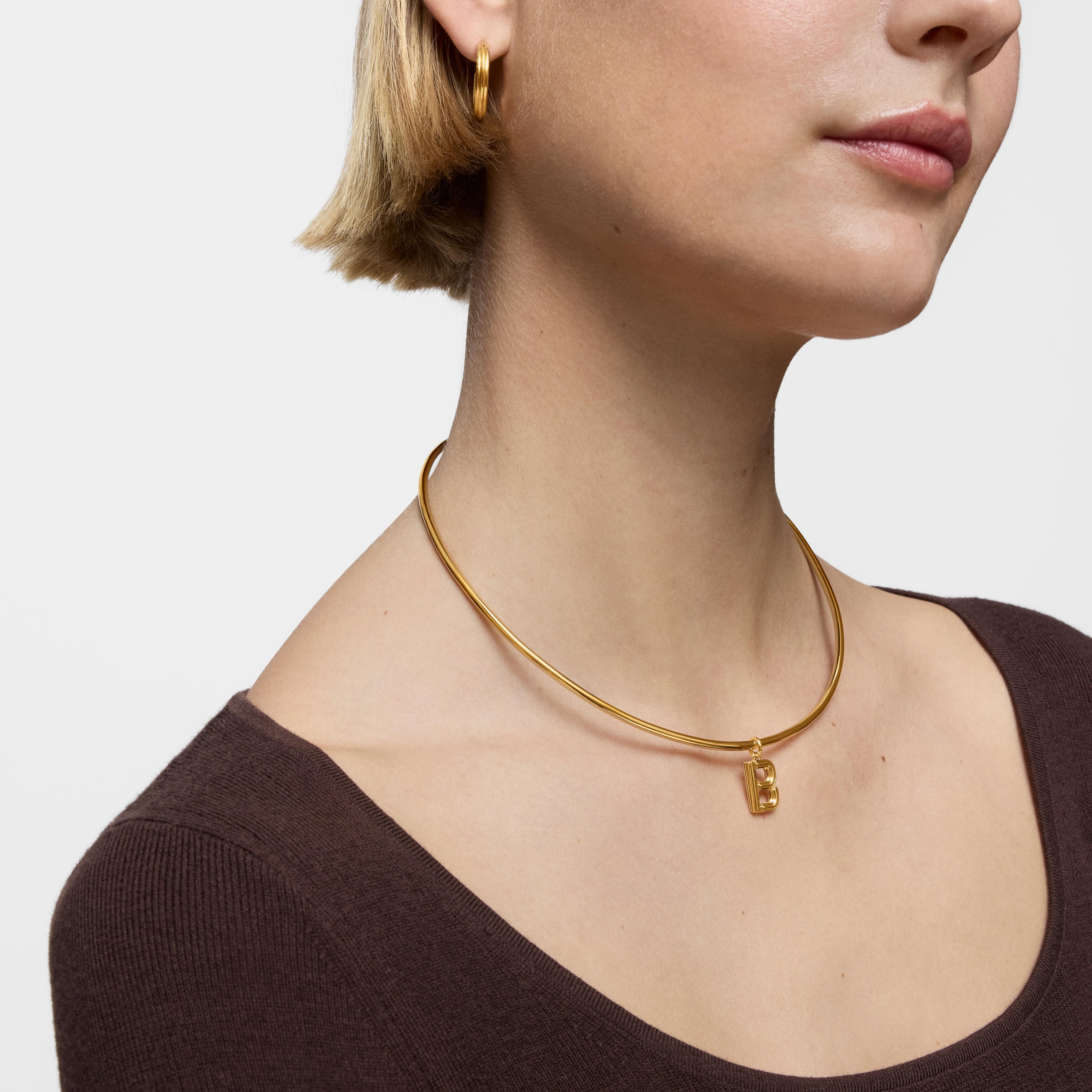 18K gold vermeil Necklace Basicos