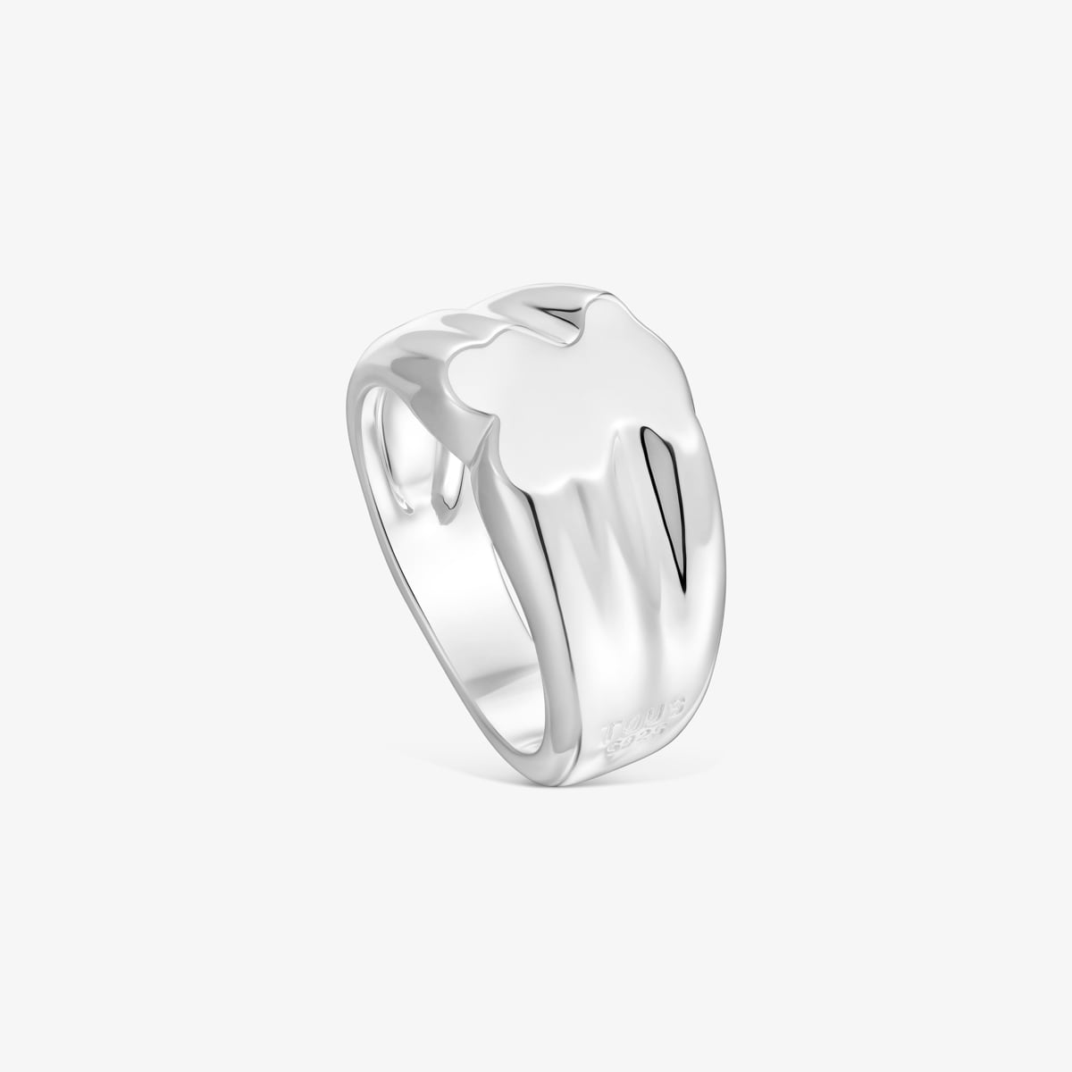 Tous - Anillo Sello De Plata Oso 10 Mm Sweet Dolls Talla 10