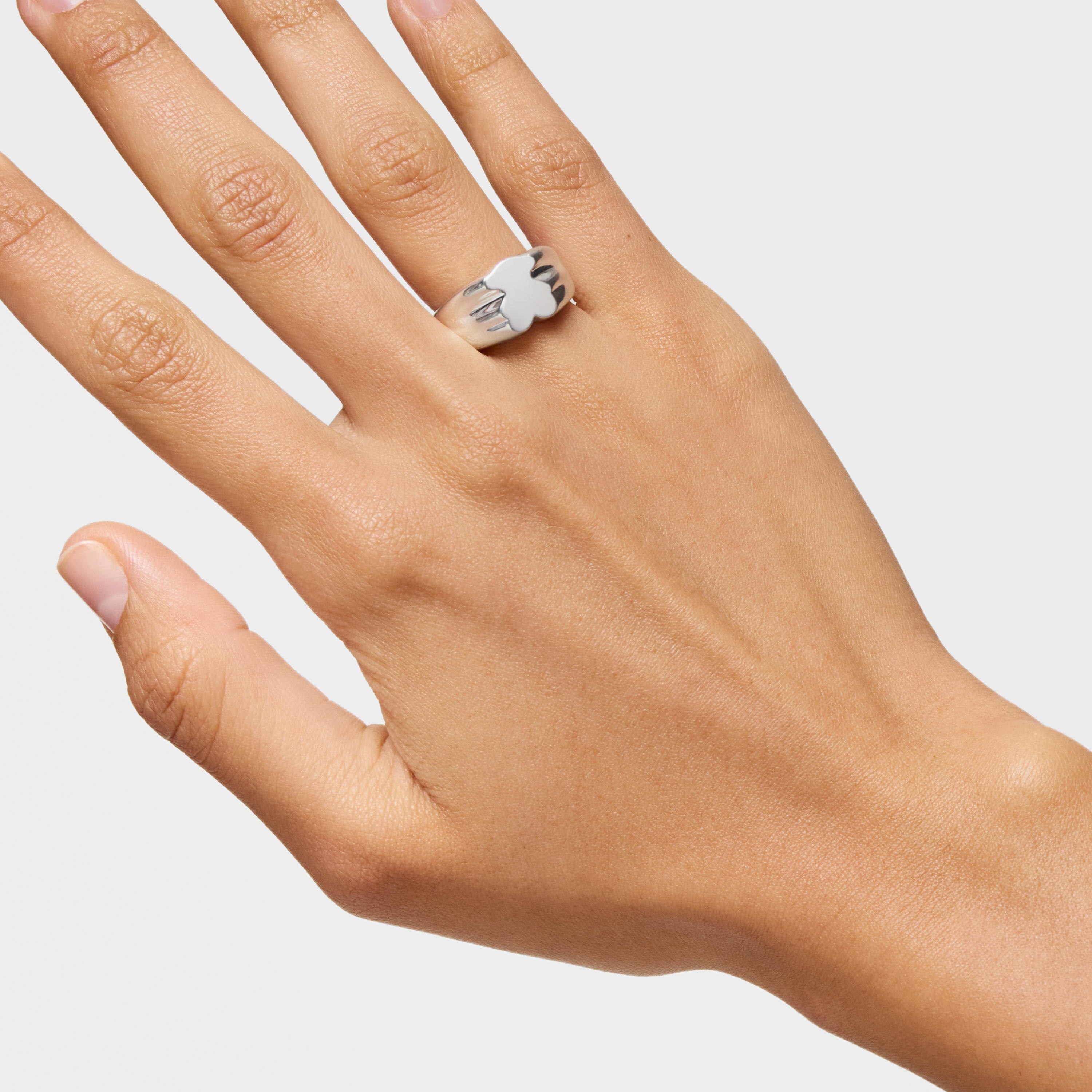 Silver bear mm Signet ring Sweet Dolls