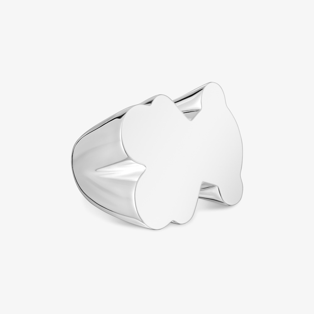 Silver bear 30 mm Signet ring Sweet Dolls