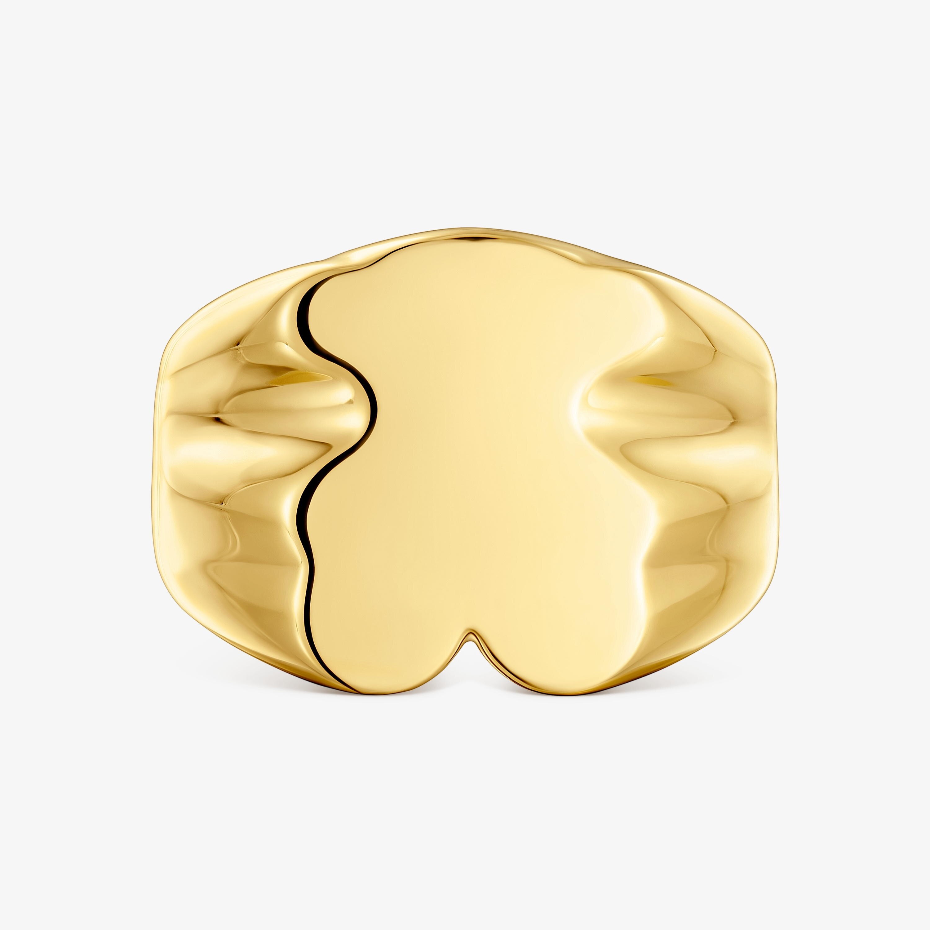 mm bear Signet ring with 18K gold vermeil Sweet Dolls