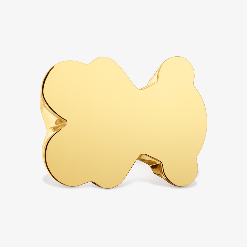 Pečatn&yacute; prsteň s&nbsp;30&nbsp;mm medved&iacute;kom s&nbsp;18&nbsp;kt pozl&aacute;ten&iacute;m na striebre Sweet Dolls