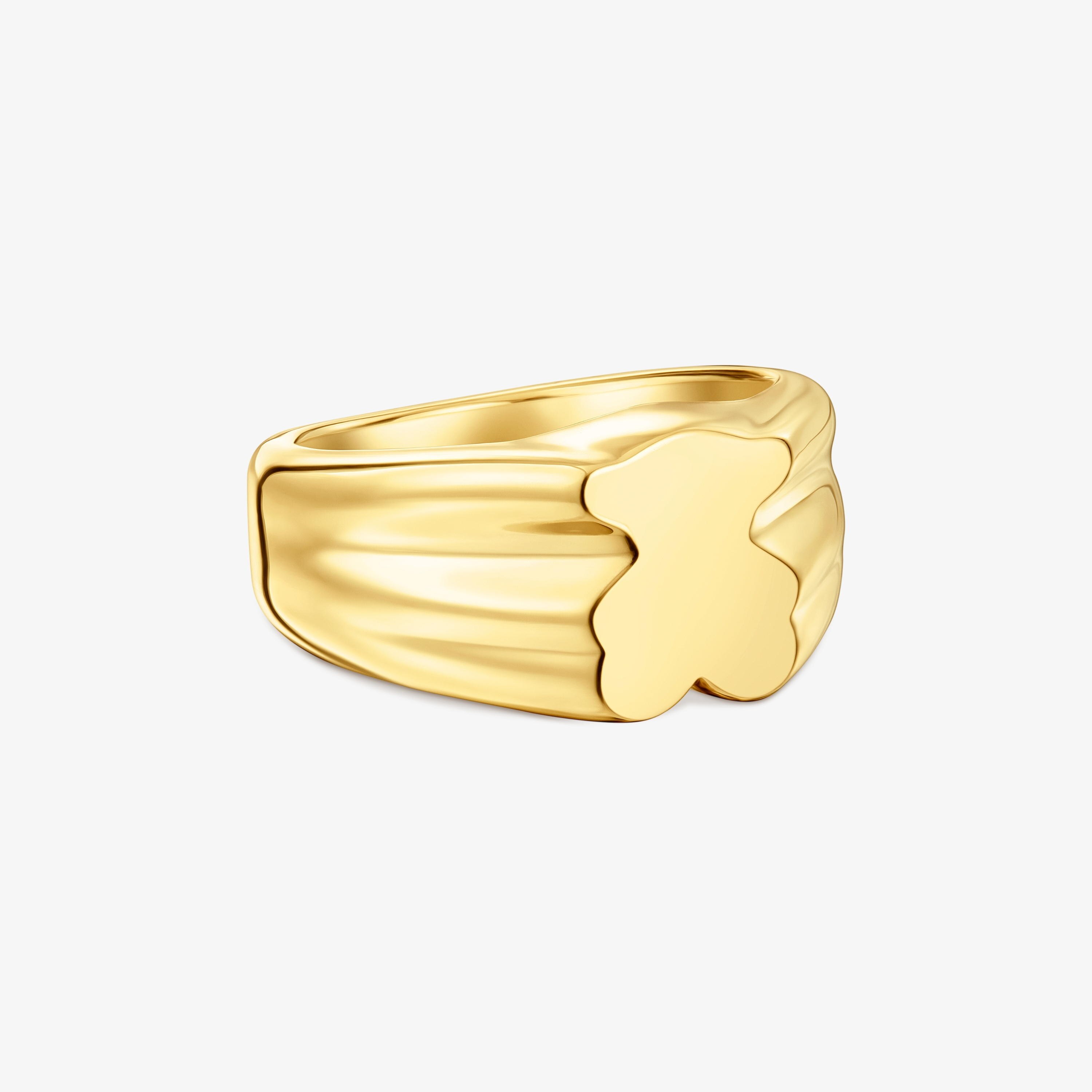 mm bear Signet ring with 18K gold vermeil Sweet Dolls