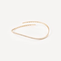 Gold Open bracelet with diamonds TOUS ATELIER