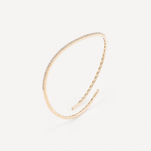 Gold Open bracelet with diamonds TOUS ATELIER