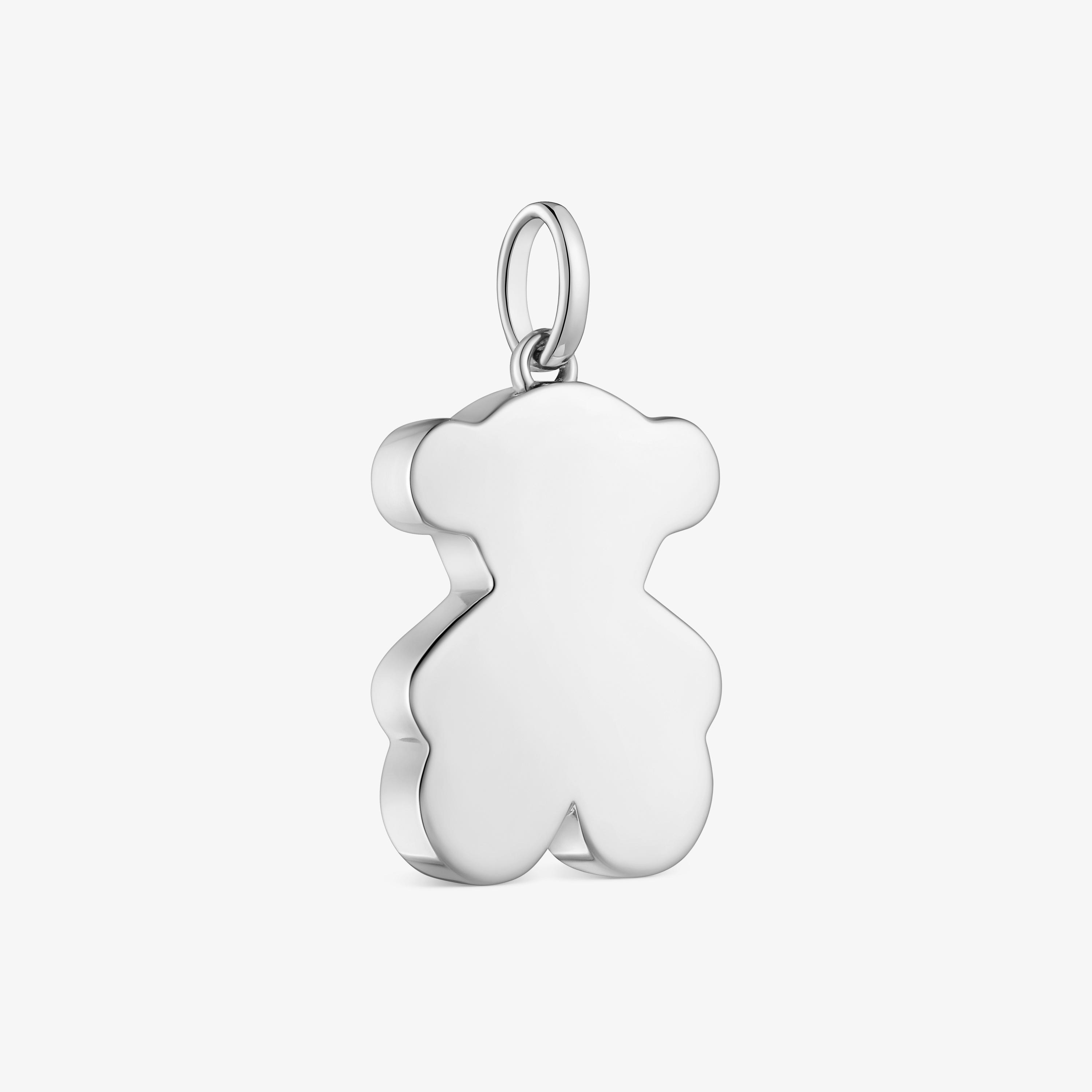 Medium 22mm silver bear Pendant Sweet Dolls