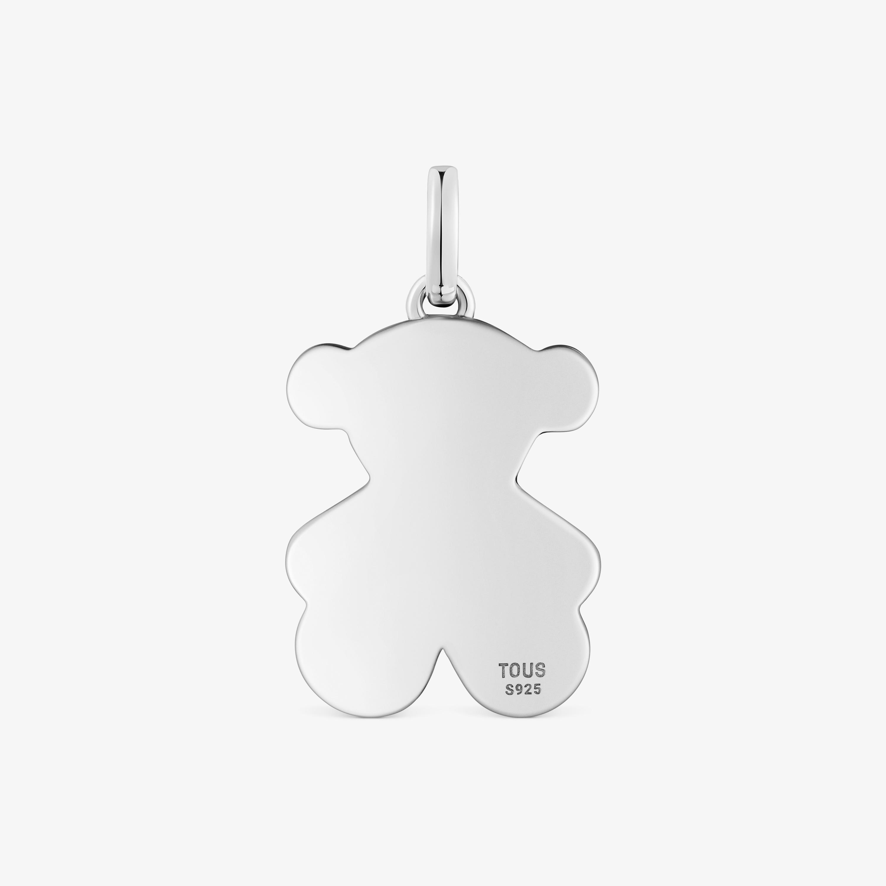 Medium 22mm silver bear Pendant Sweet Dolls
