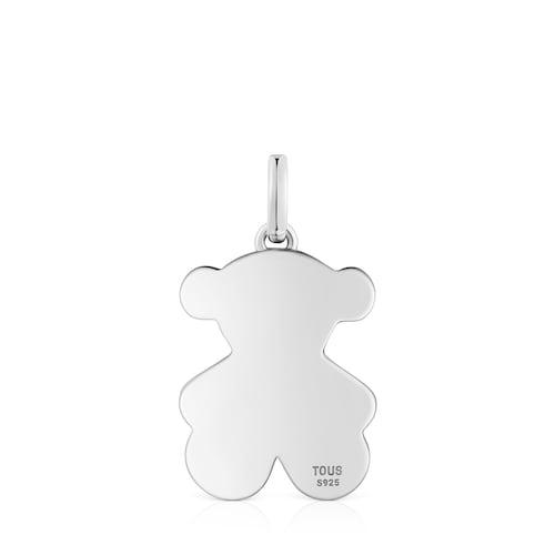 Colgante mediano oso de plata 22 mm Sweet Dolls
