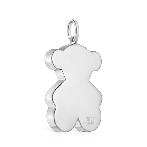 Medium 29mm silver bear Pendant Sweet Dolls
