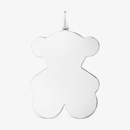 Pingente grande urso em prata 38&nbsp;mm Sweet Dolls