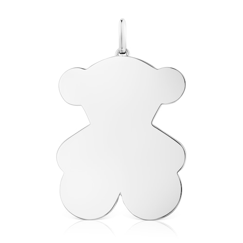 Colgante grande oso de plata 38 mm Sweet Dolls