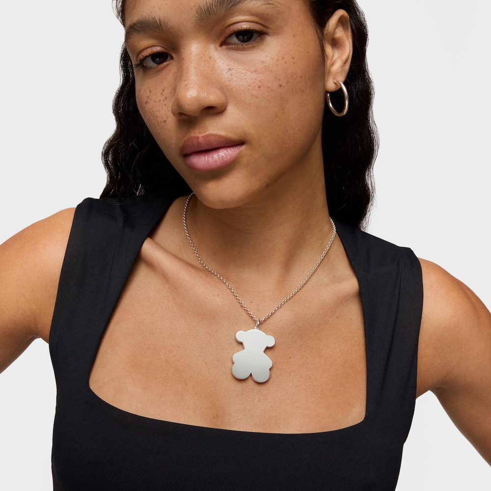 Duży wisiorek ze srebra 38&nbsp;mm z motywem misia Sweet Dolls