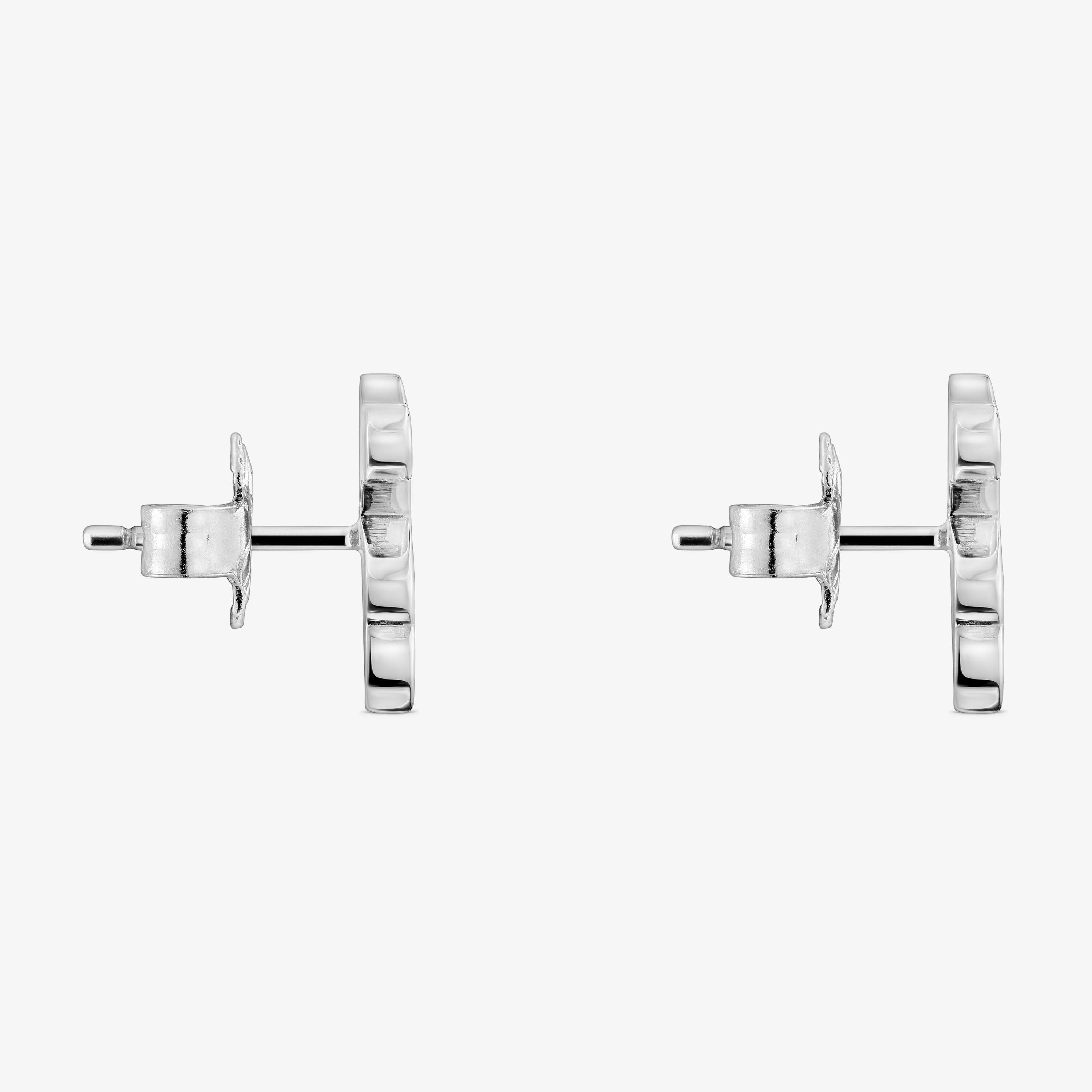 Silver 12mm Bear earrings Sweet Dolls