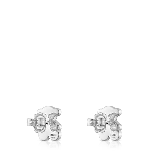 Pendientes oso de plata 12 mm Sweet Dolls