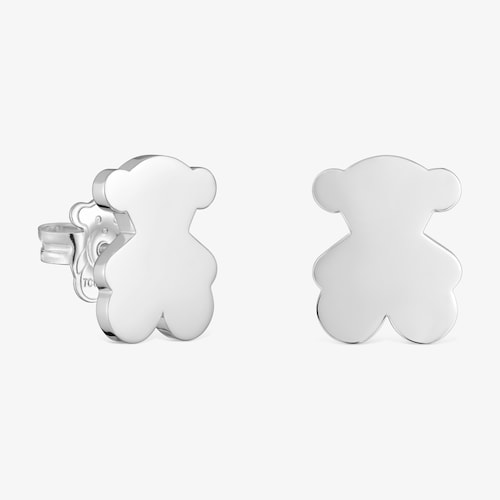 Silver 16mm Bear earrings Sweet Dolls
