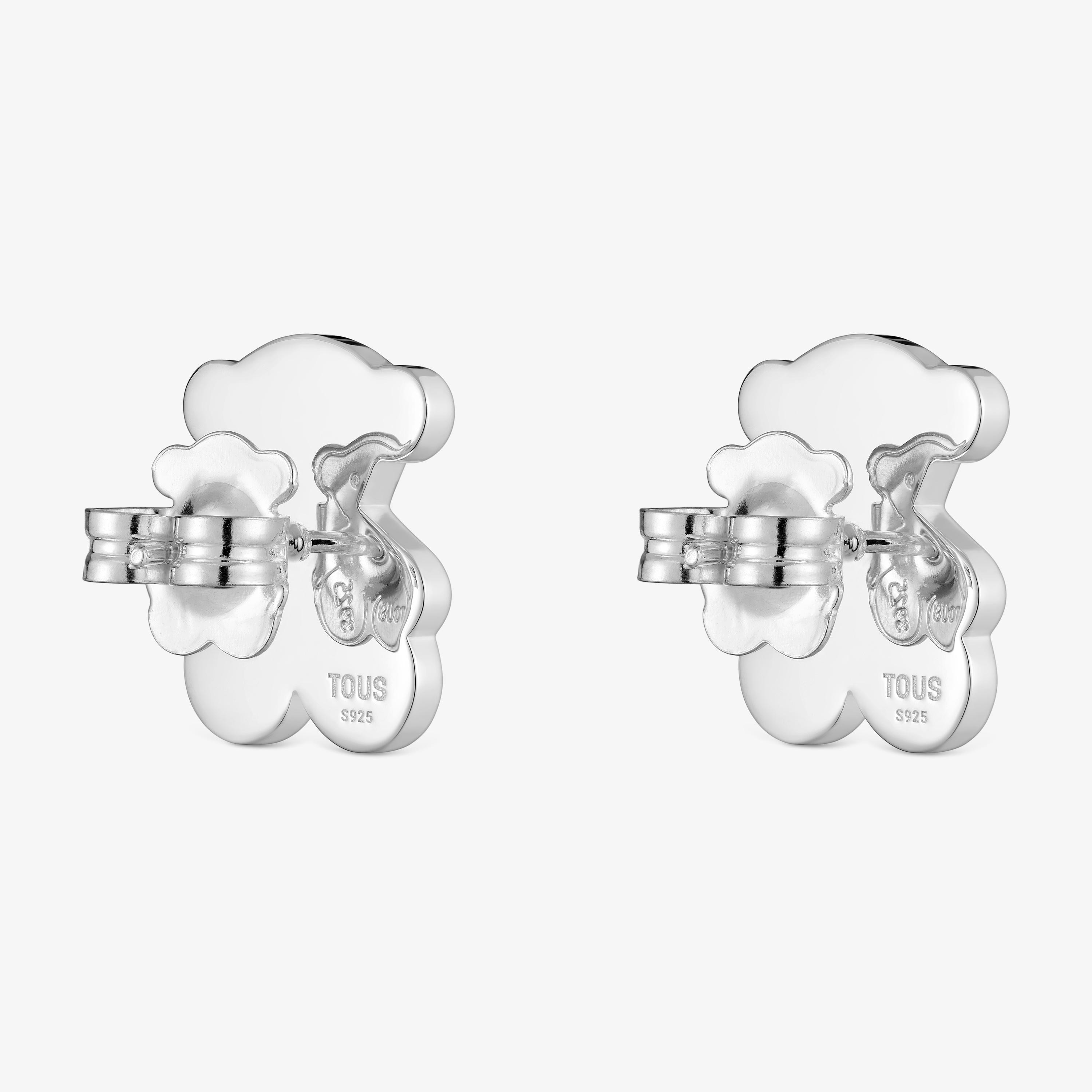 Silver 16mm Bear earrings Sweet Dolls