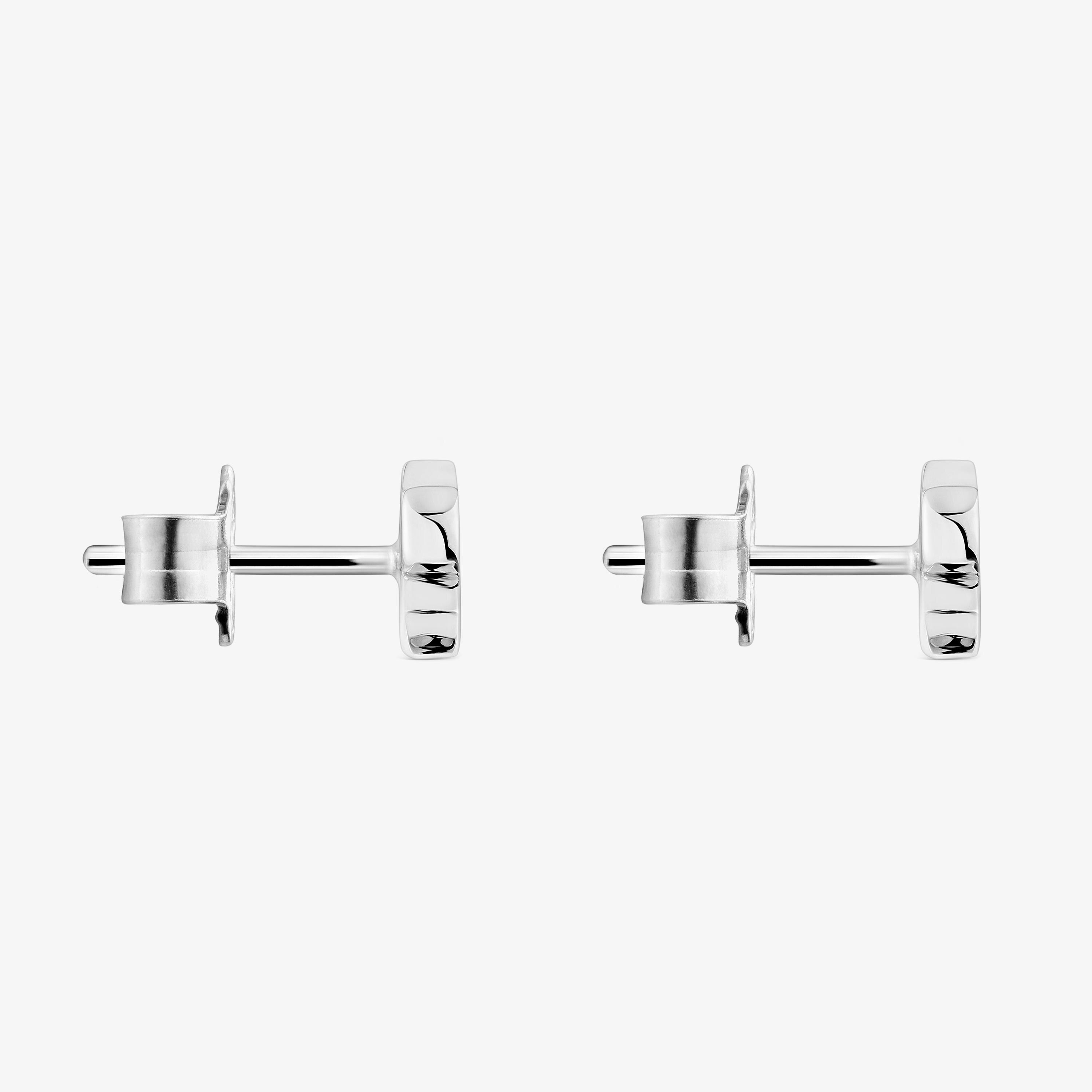 Silver 6mm Bear earrings Sweet Dolls