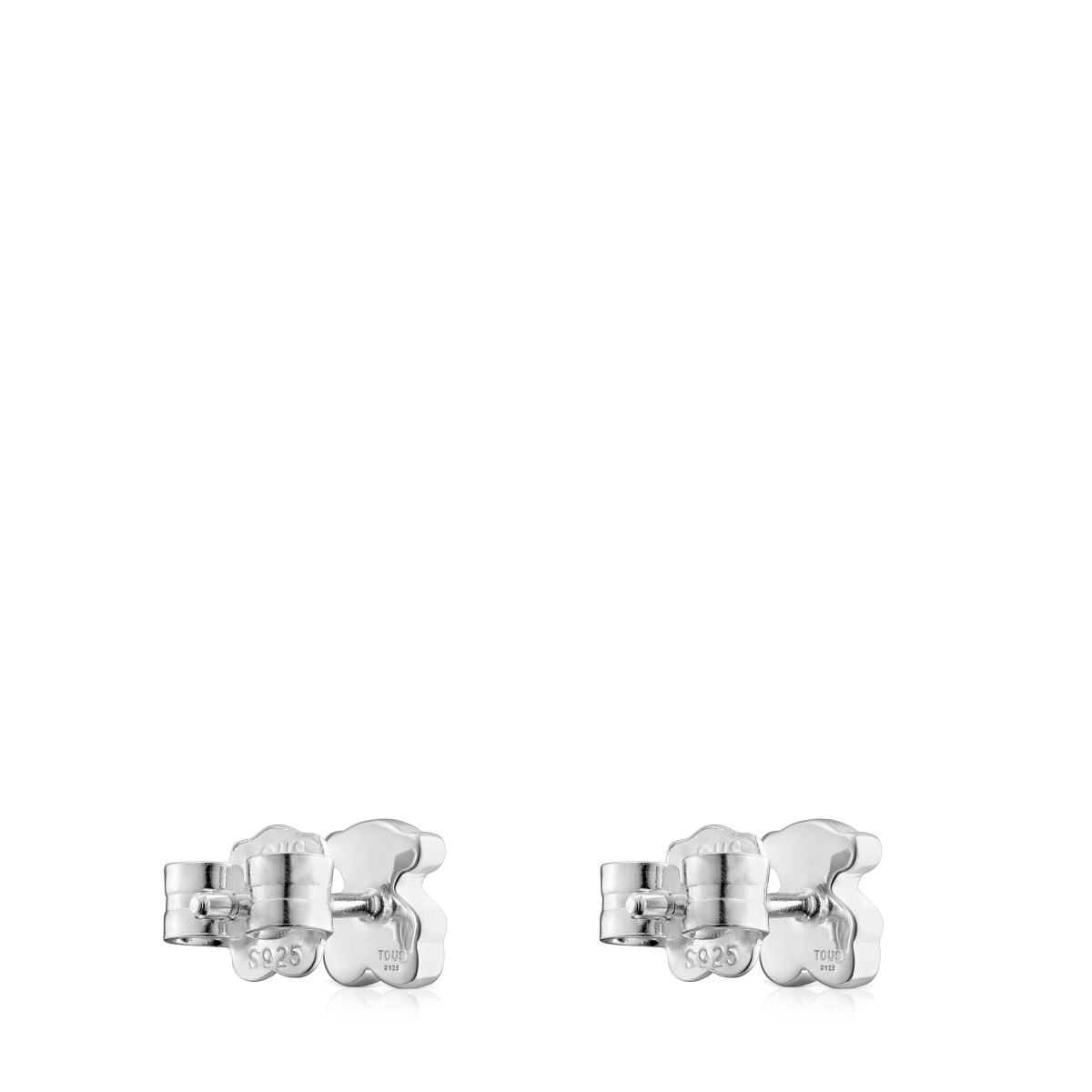 Silver 6mm Bear earrings Sweet Dolls