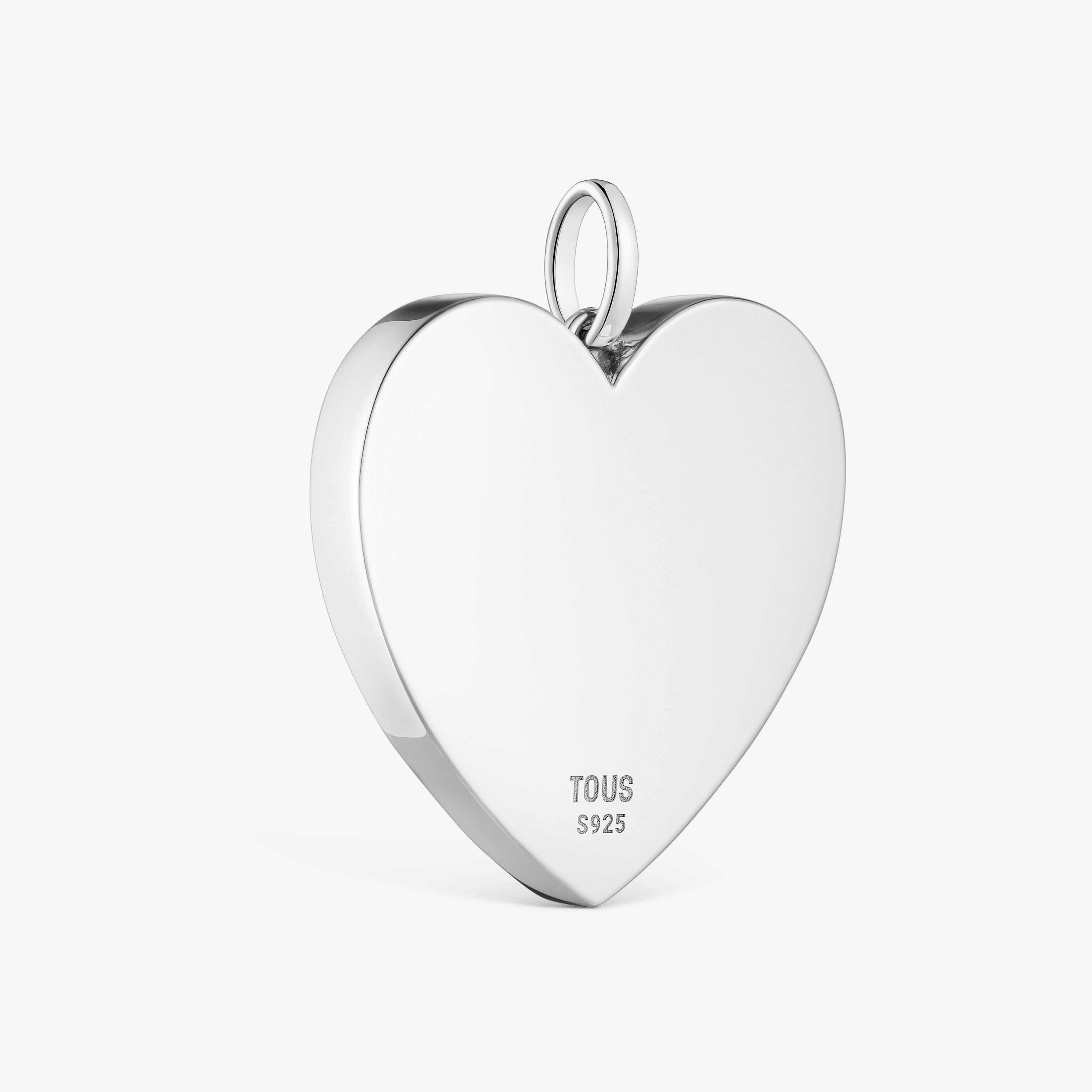 Medium 29mm silver Pendant Sweet Dolls