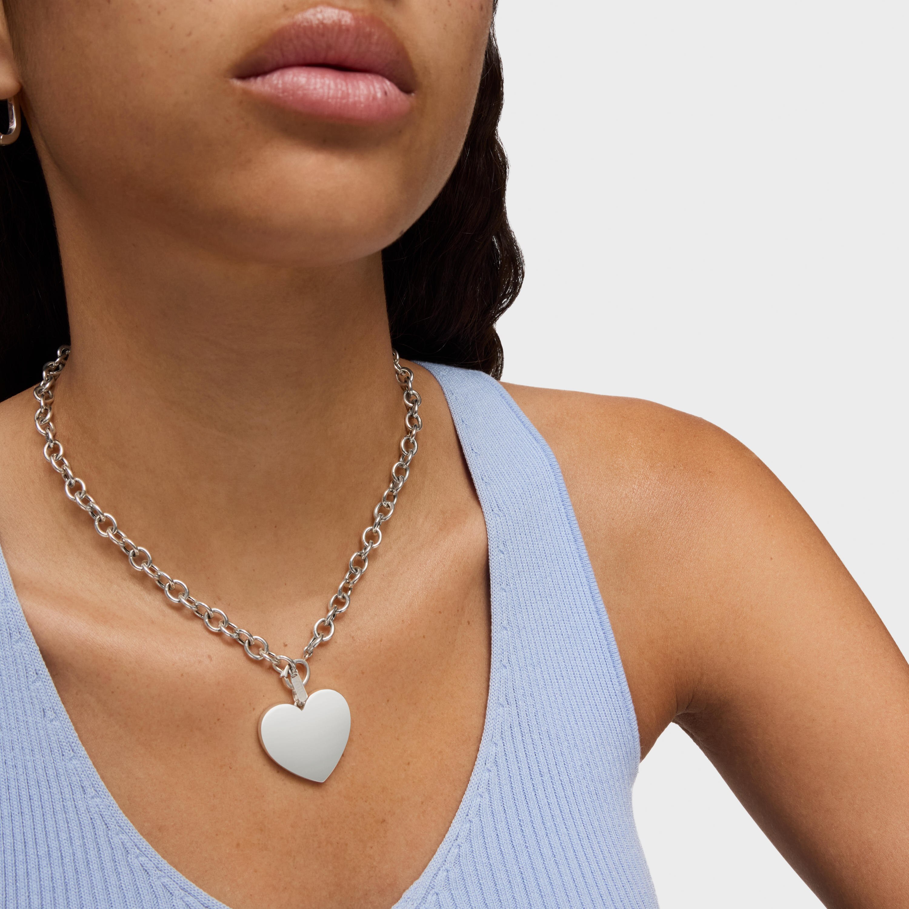 Medium 29mm silver Pendant Sweet Dolls