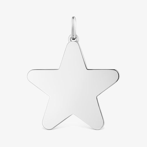 Pingente m&eacute;dio estrela em prata 29&nbsp;mm Sweet Dolls