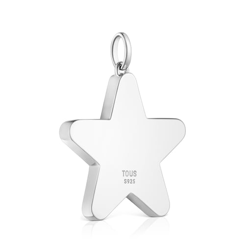 Colgante mediano estrella de plata 29 mm Sweet Dolls