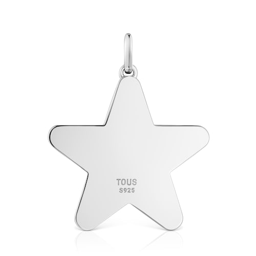 Colgante mediano estrella de plata 29 mm Sweet Dolls