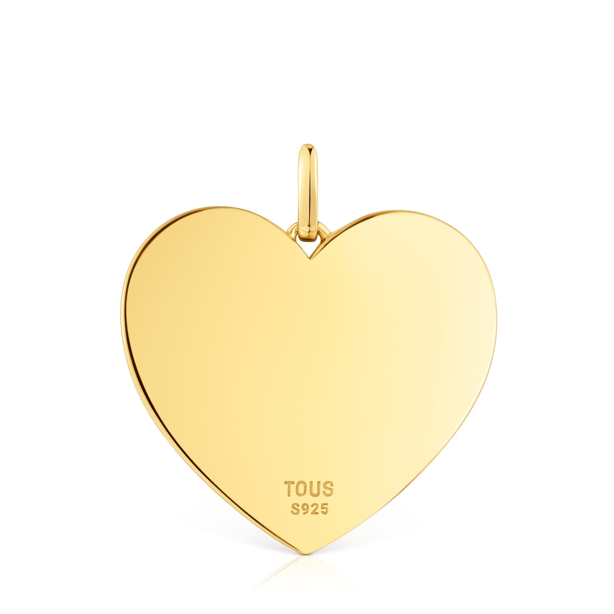 Medium 27mm 18kt gold plating over silver heart Pendant Sweet Dolls