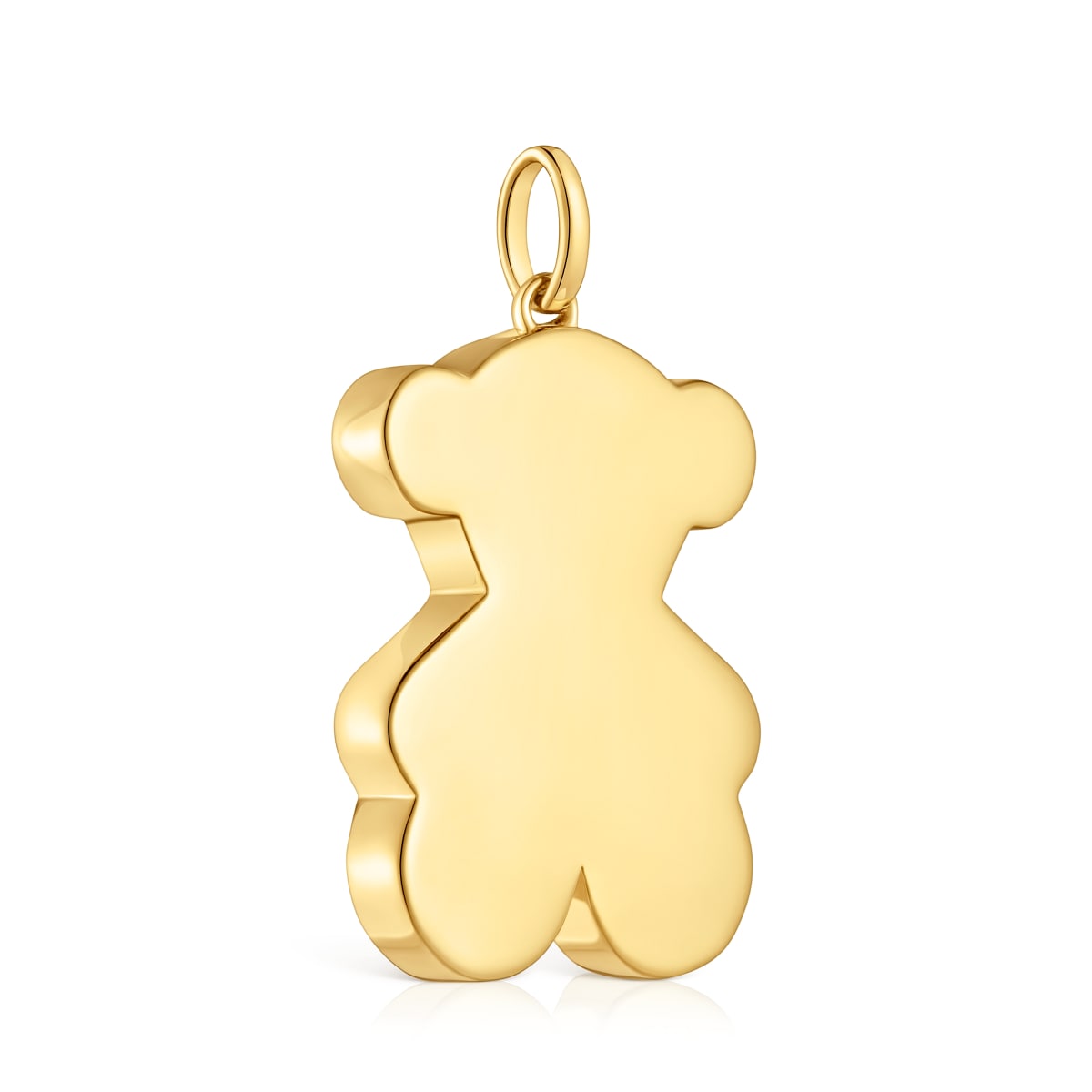 Medium 29mm 18kt gold plating over silver bear Pendant Sweet Dolls