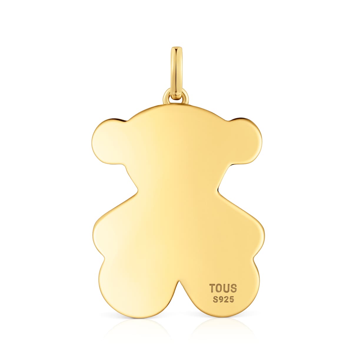 Medium 29mm 18kt gold plating over silver bear Pendant Sweet Dolls
