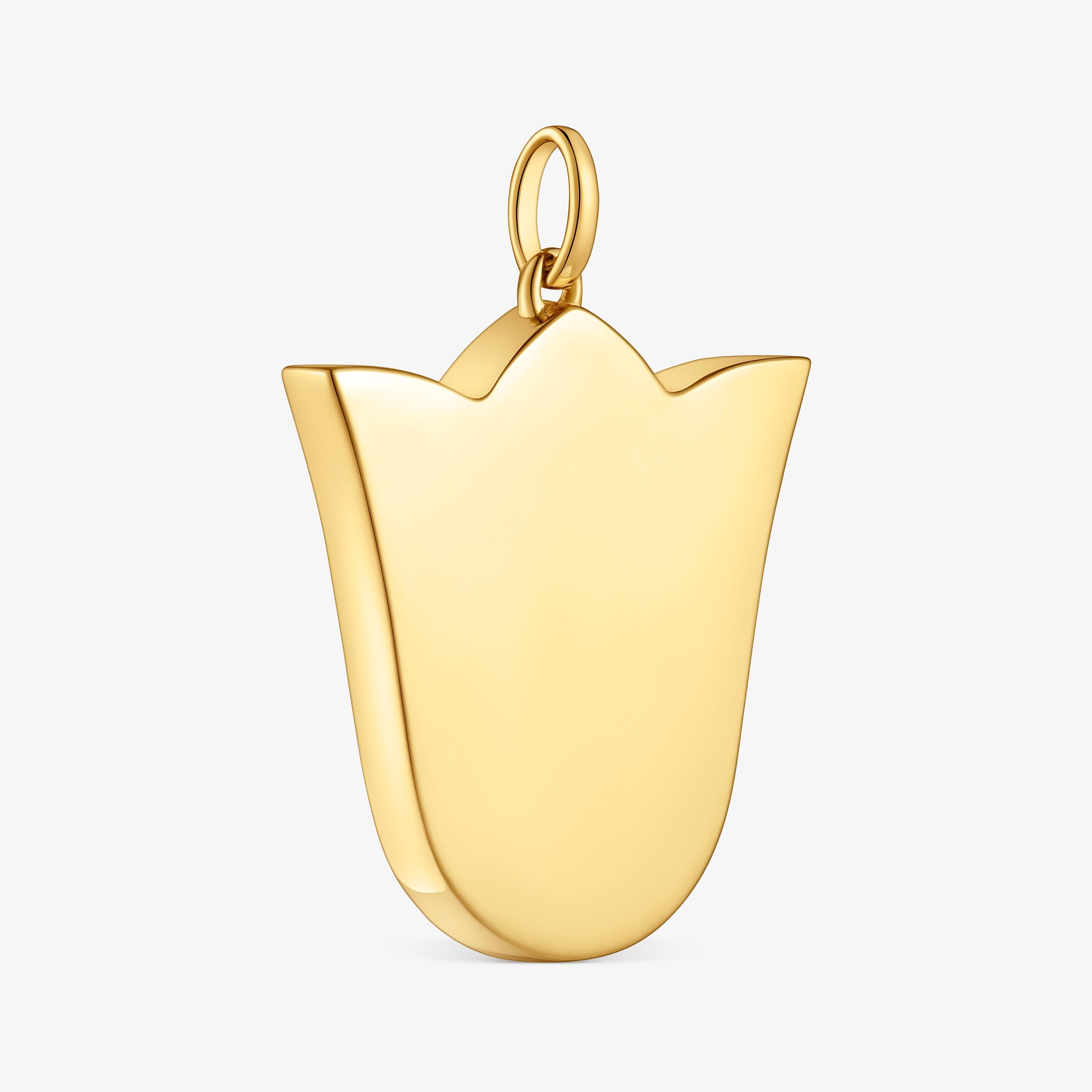 Medium 29mm 18K gold vermeil tulip Pendant Sweet Dolls