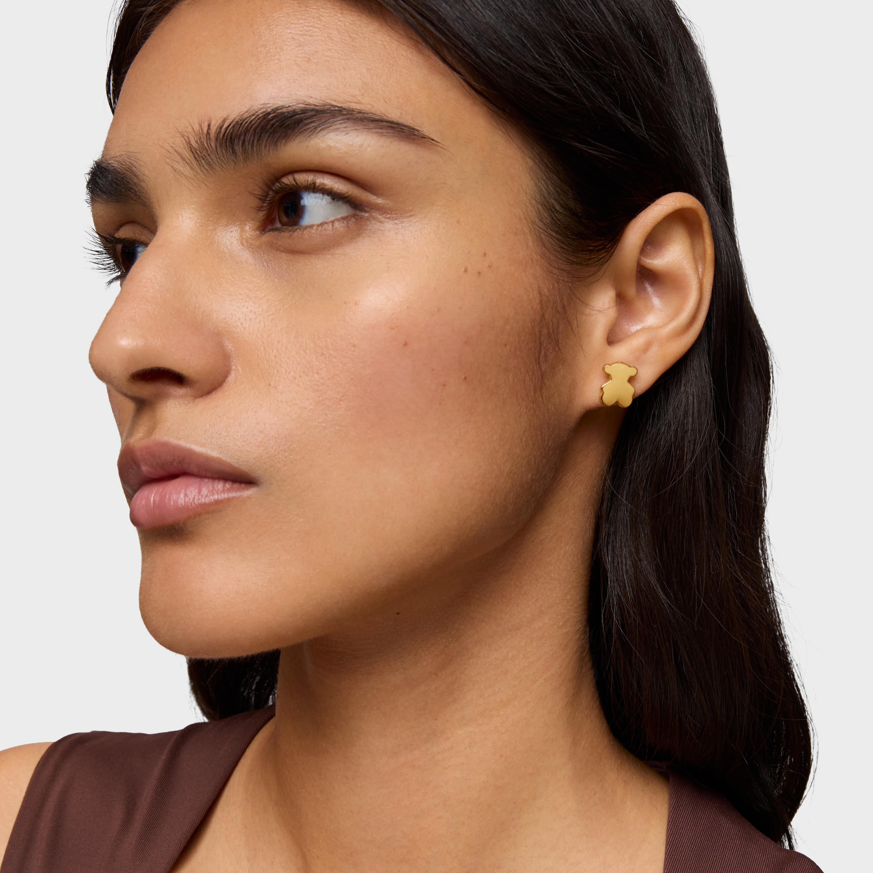 12mm 18K gold vermeil Bear earrings Sweet Dolls