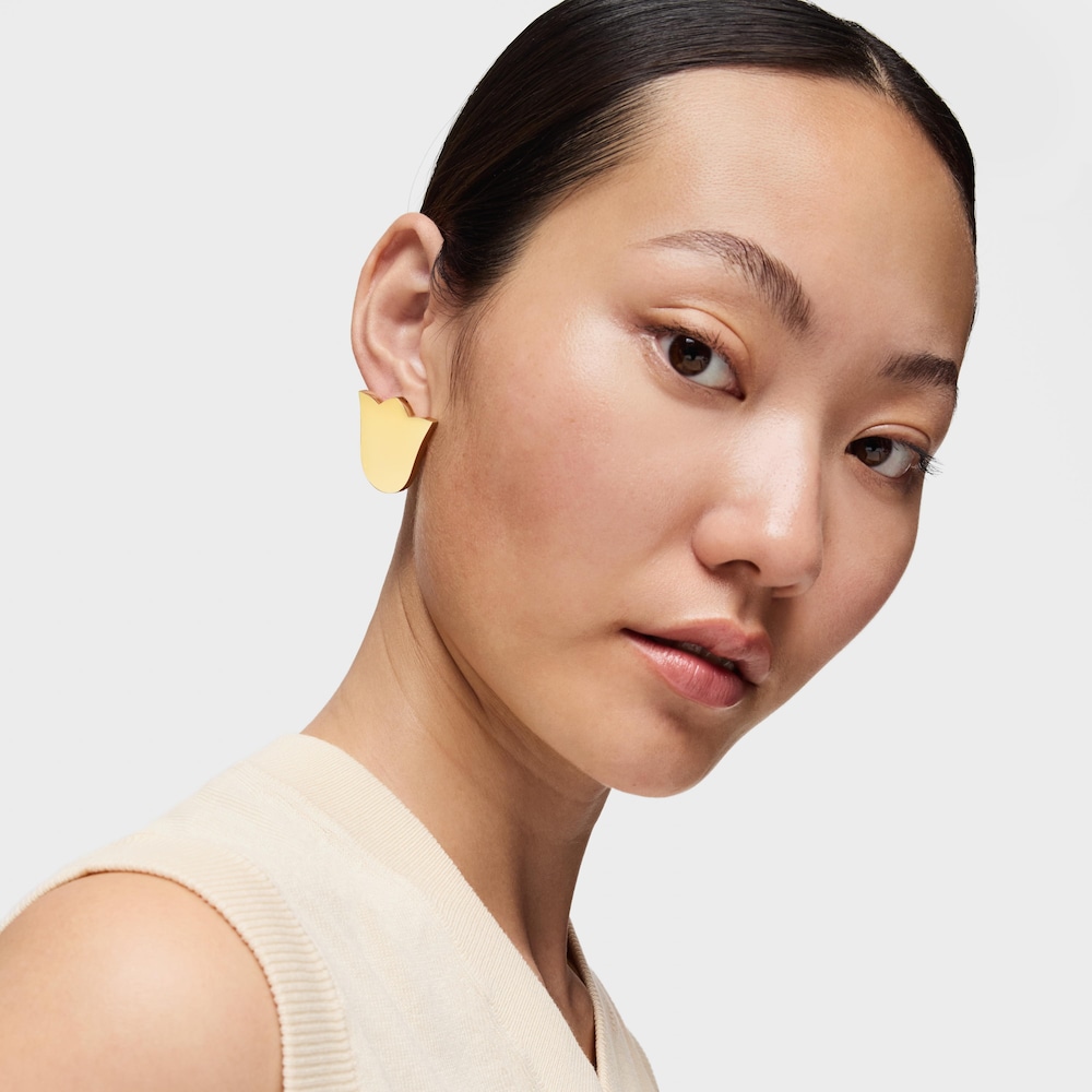 29&nbsp;mm N&aacute;u&scaron;nice s&nbsp;tulip&aacute;nom s&nbsp;18&nbsp;kt pozl&aacute;ten&iacute;m na striebre Sweet Dolls