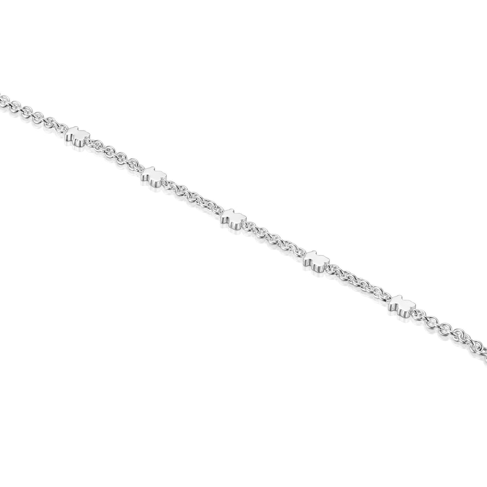 Pulsera cadena de plata y motivos oso Sweet Dolls image number 2