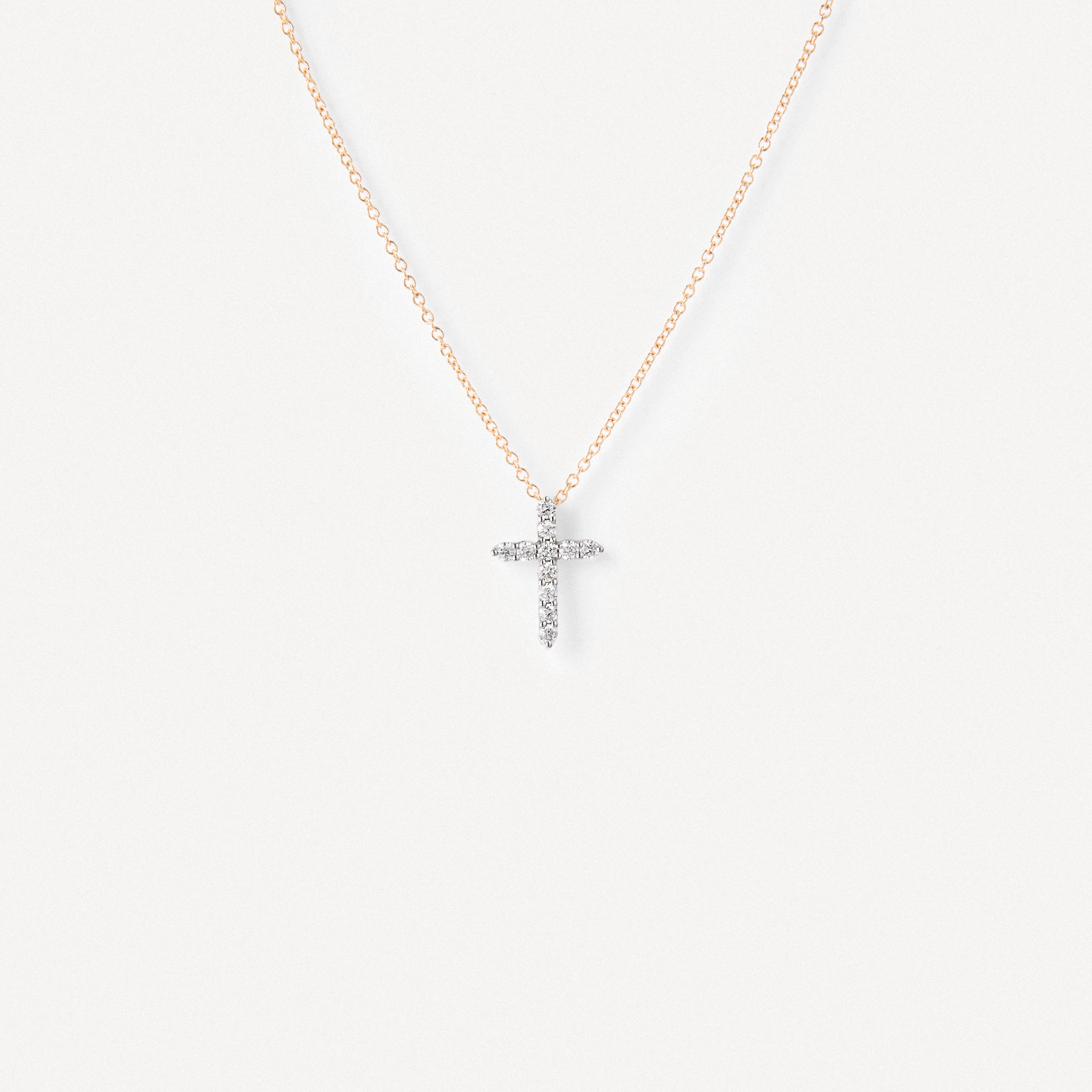 White gold and diamond cross Necklace TOUS ATELIER