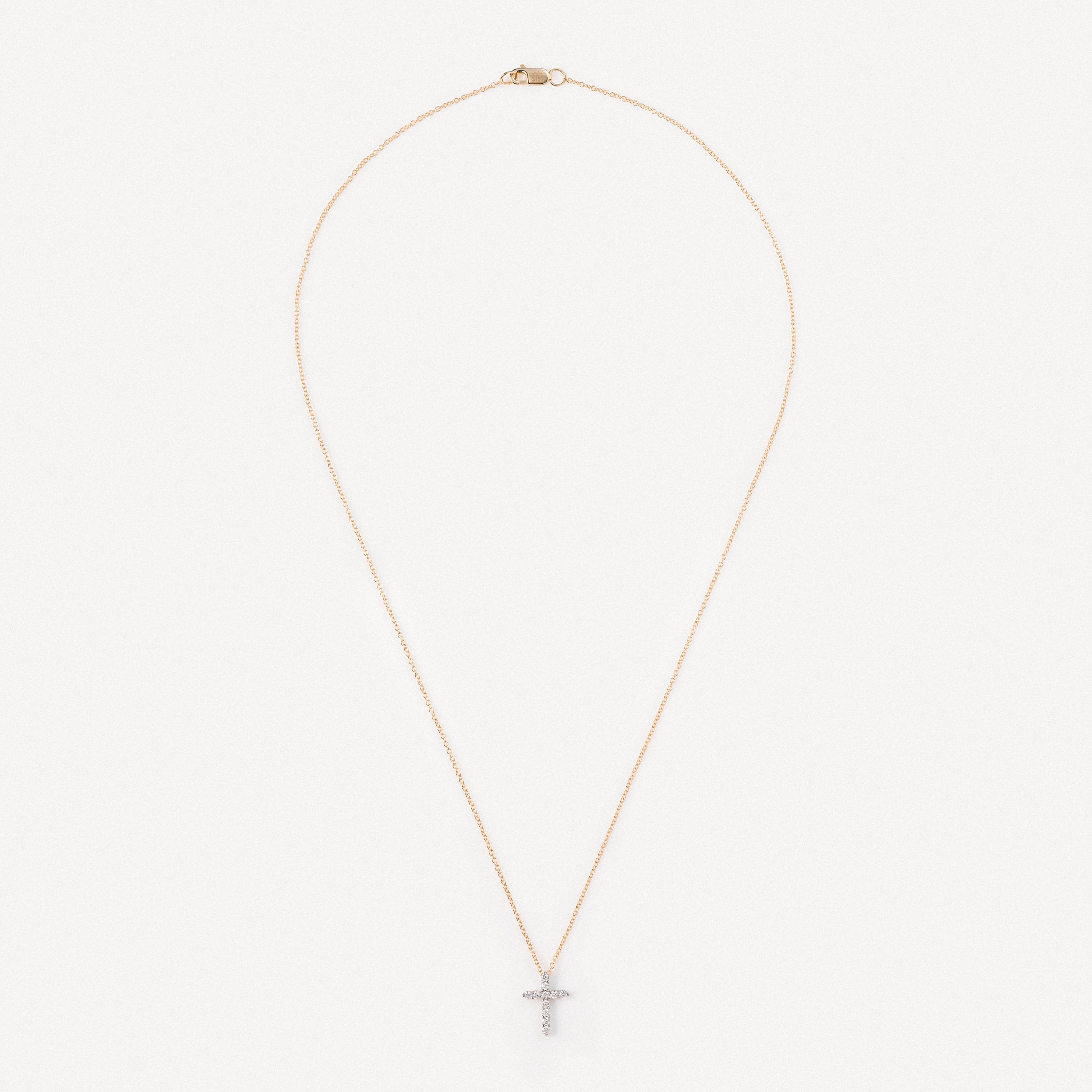 White gold and diamond cross Necklace TOUS ATELIER