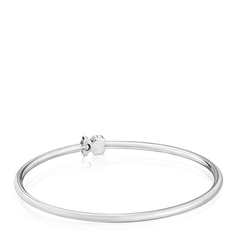 Pulsera esclava de plata motivo oso Sweet Dolls